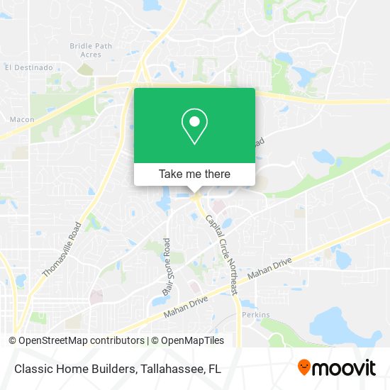 Classic Home Builders map