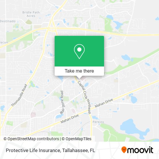 Protective Life Insurance map