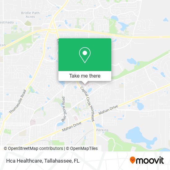 Mapa de Hca Healthcare