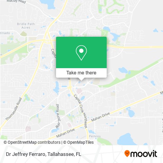 Mapa de Dr Jeffrey Ferraro