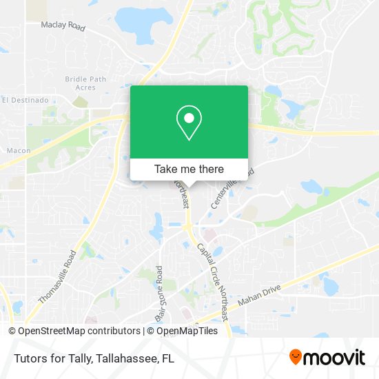 Tutors for Tally map