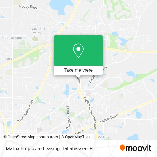 Matrix Employee Leasing map
