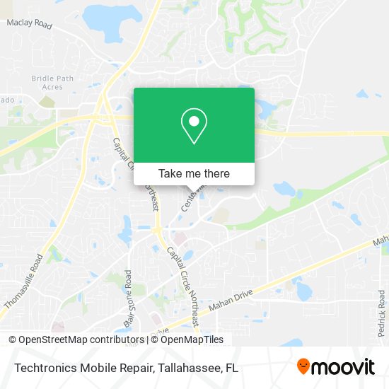 Mapa de Techtronics Mobile Repair