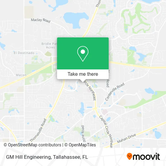 GM Hill Engineering map
