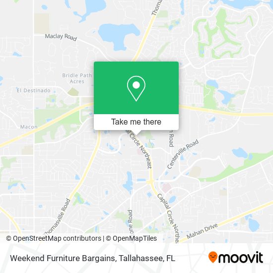 Mapa de Weekend Furniture Bargains