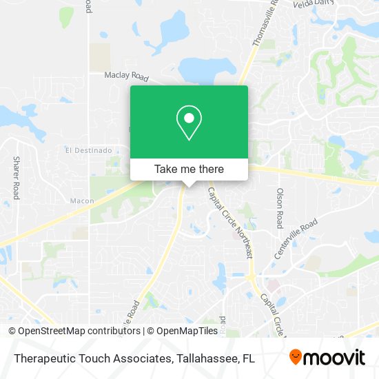 Therapeutic Touch Associates map