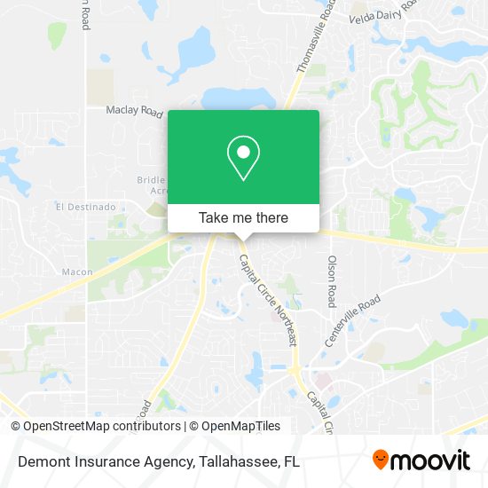 Mapa de Demont Insurance Agency