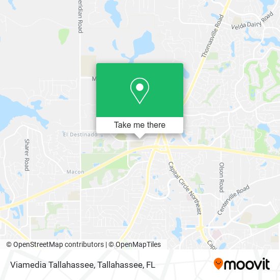 Mapa de Viamedia Tallahassee