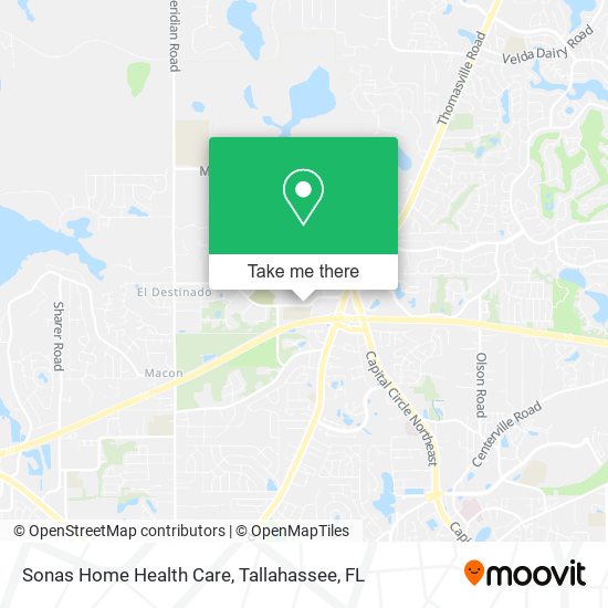 Sonas Home Health Care map