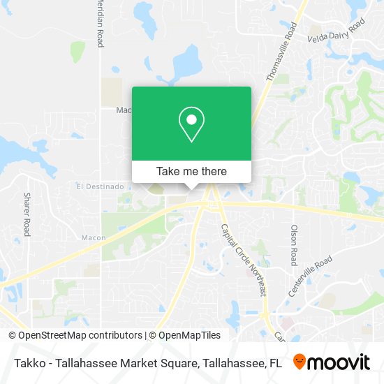Mapa de Takko - Tallahassee Market Square