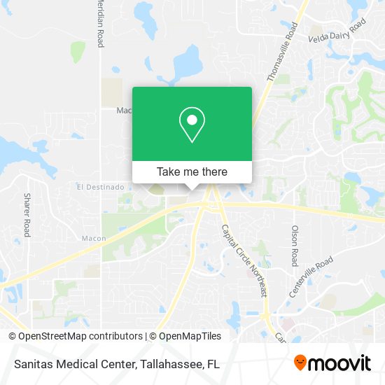 Sanitas Medical Center map