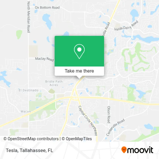 Tesla map