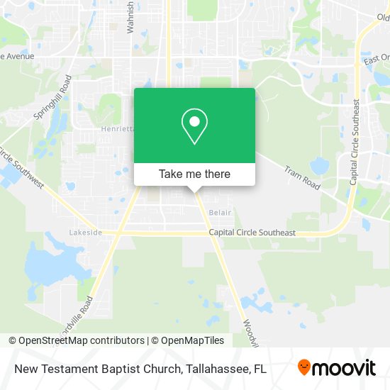 Mapa de New Testament Baptist Church