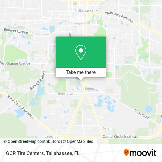 Mapa de GCR Tire Centers
