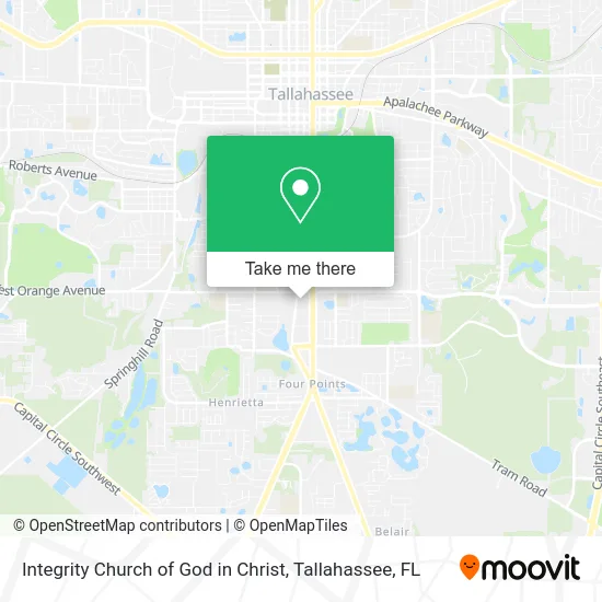 Integrity Church of God in Christ map