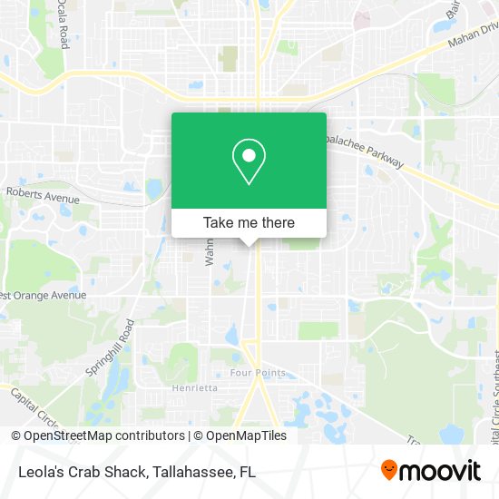 Leola's Crab Shack map
