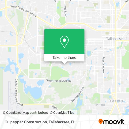 Culpepper Construction map