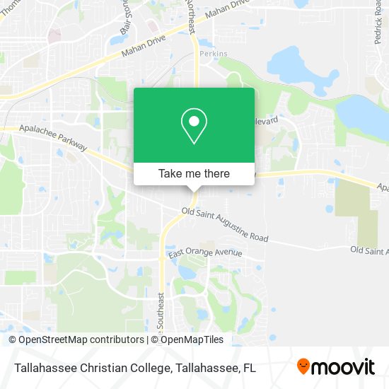 Tallahassee Christian College map