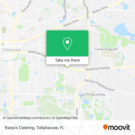 Mapa de Banjo's Catering