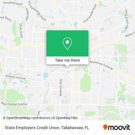 State Employers Credit Union map