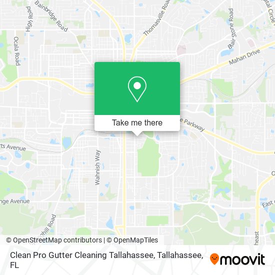 Clean Pro Gutter Cleaning Tallahassee map