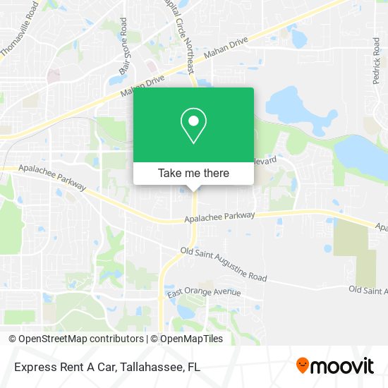 Mapa de Express Rent A Car