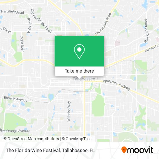 The Florida Wine Festival map