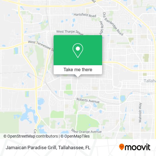 Mapa de Jamaican Paradise Grill