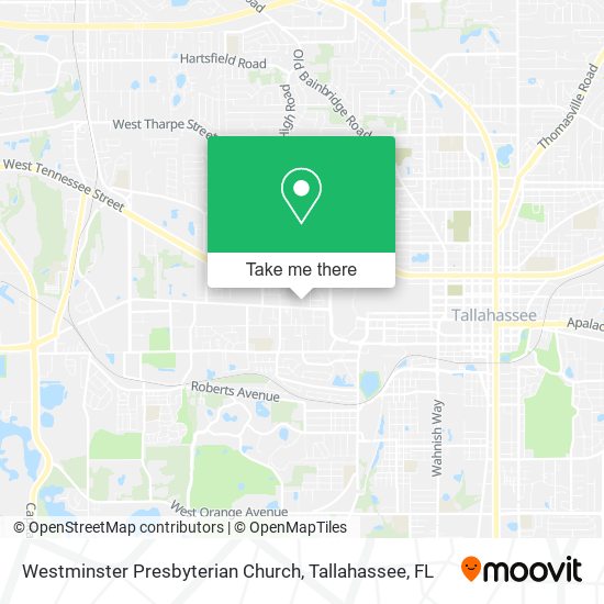 Westminster Presbyterian Church map