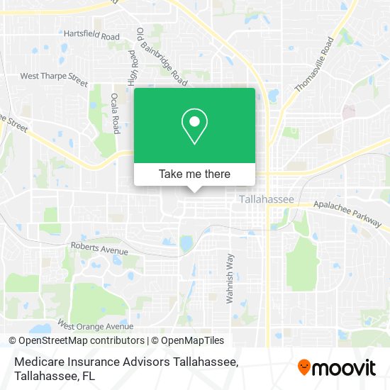 Medicare Insurance Advisors Tallahassee map