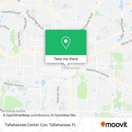 Tallahassee Center Con map