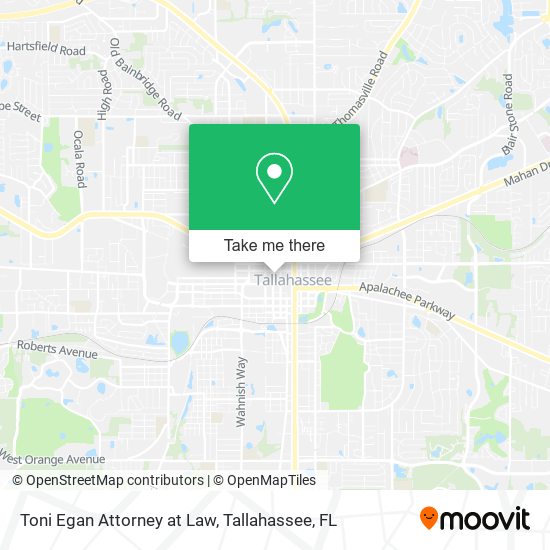 Toni Egan Attorney at Law map