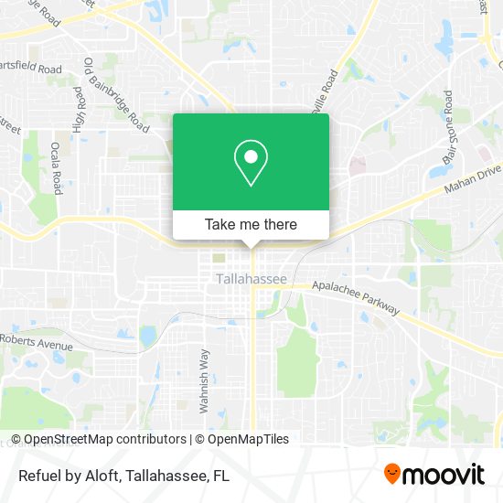Mapa de Refuel by Aloft