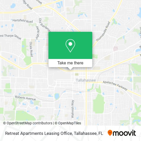 Mapa de Retreat Apartments Leasing Office