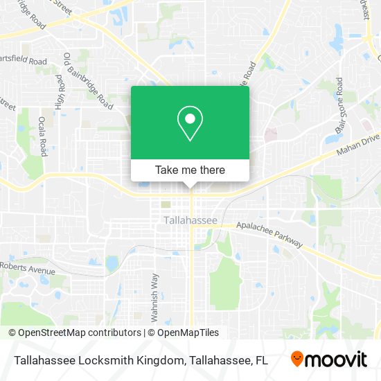 Mapa de Tallahassee Locksmith Kingdom
