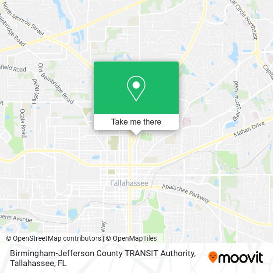 Mapa de Birmingham-Jefferson County TRANSIT Authority