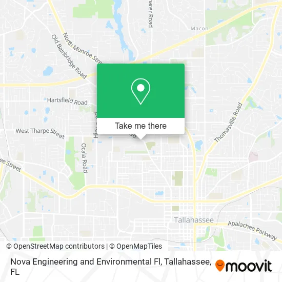 Nova Engineering and Environmental Fl map