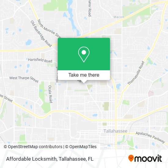 Mapa de Affordable Locksmith