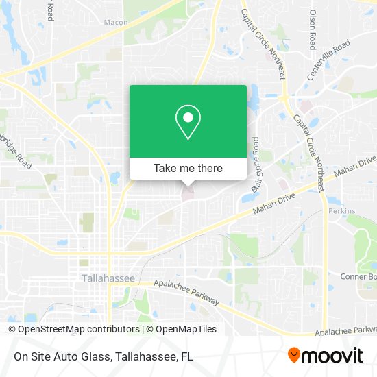 Mapa de On Site Auto Glass