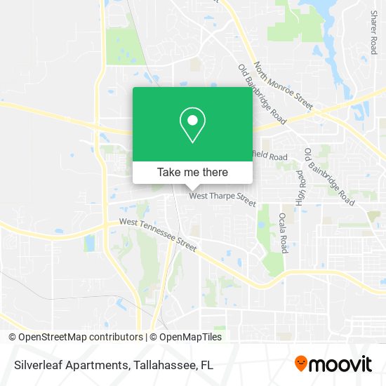 Mapa de Silverleaf Apartments