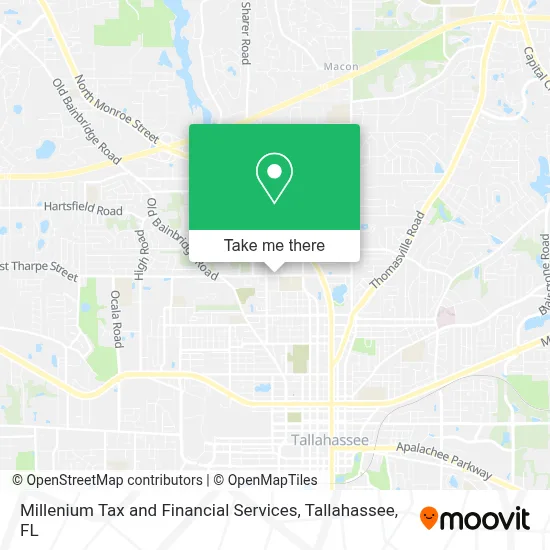 Millenium Tax and Financial Services map