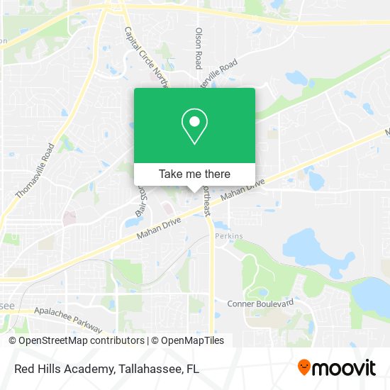 Red Hills Academy map