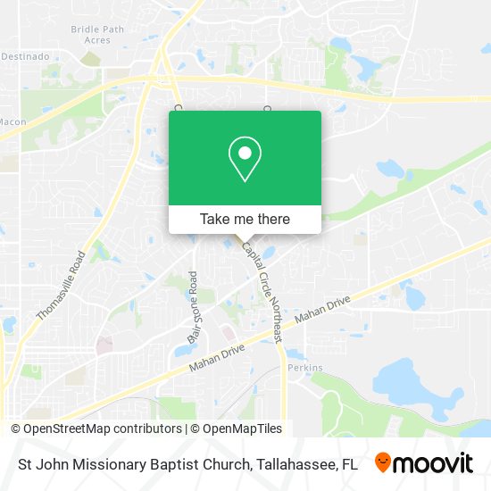 St John Missionary Baptist Church map