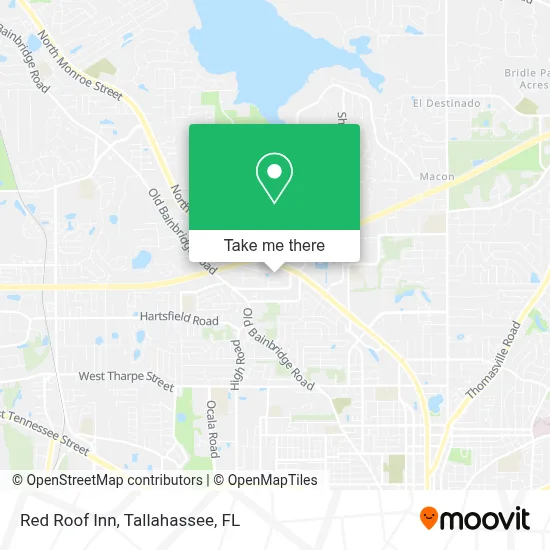 Red Roof Inn map