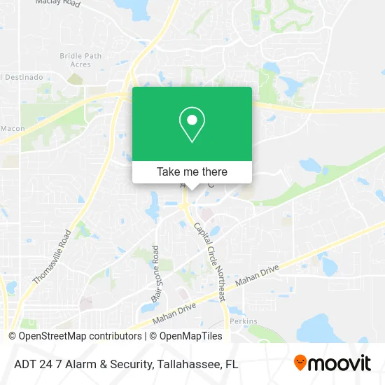 ADT 24 7 Alarm & Security map