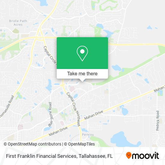 First Franklin Financial Services map
