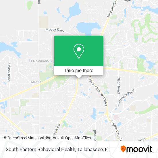 South Eastern Behavioral Health map