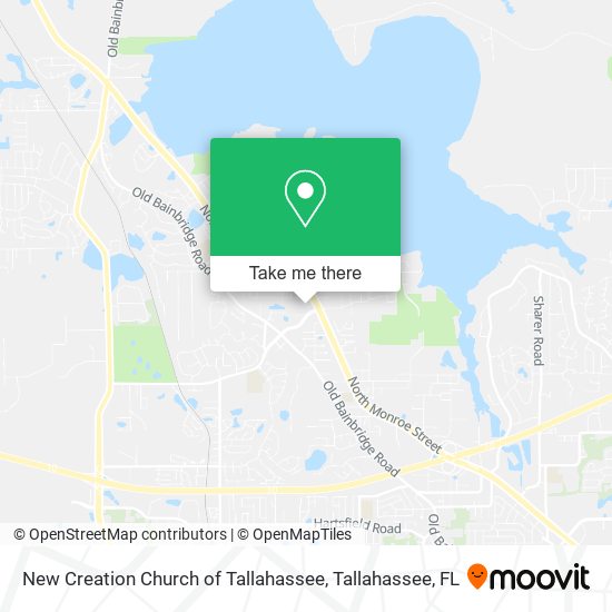 Mapa de New Creation Church of Tallahassee