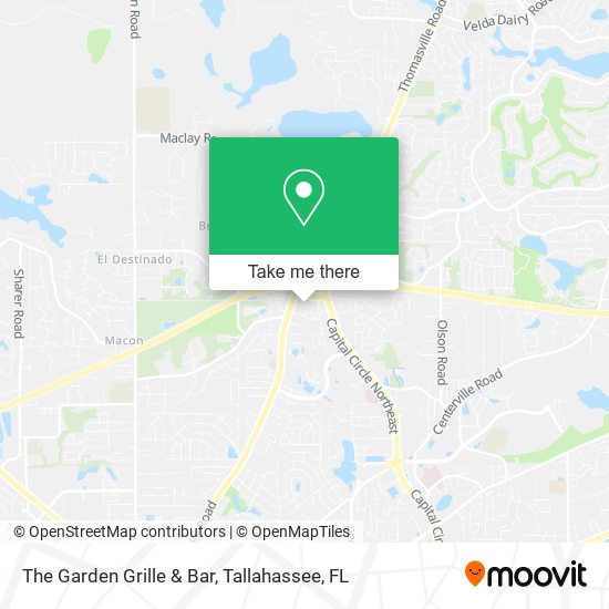 The Garden Grille & Bar map