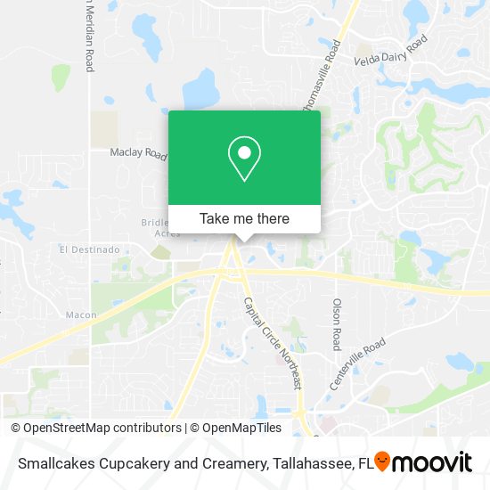 Mapa de Smallcakes Cupcakery and Creamery
